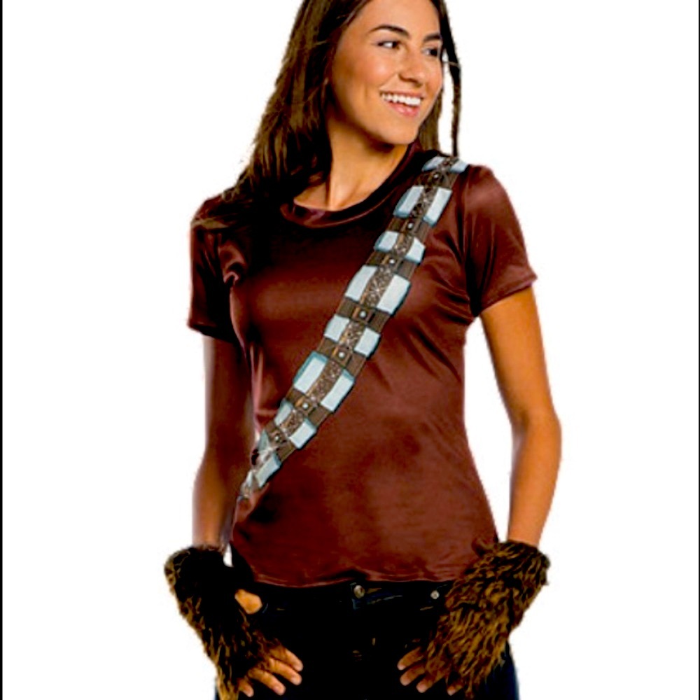 Chewbacca Costume Adult Women’s Size M Brown Rubie’s Halloween